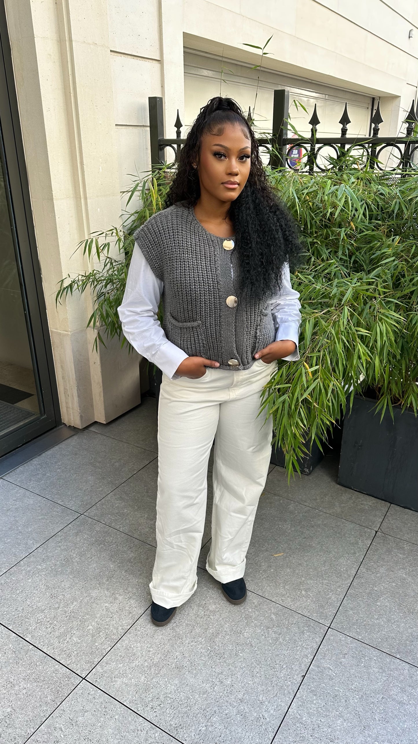 Pull sans manche Katia