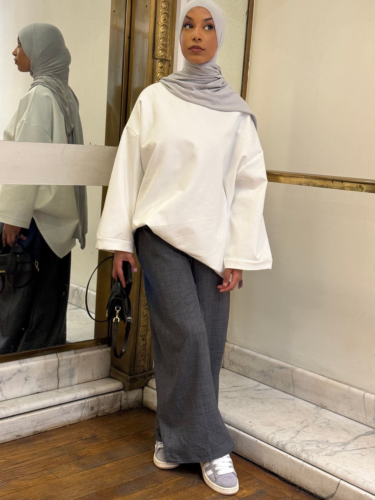 T-shirt Leila Blanc