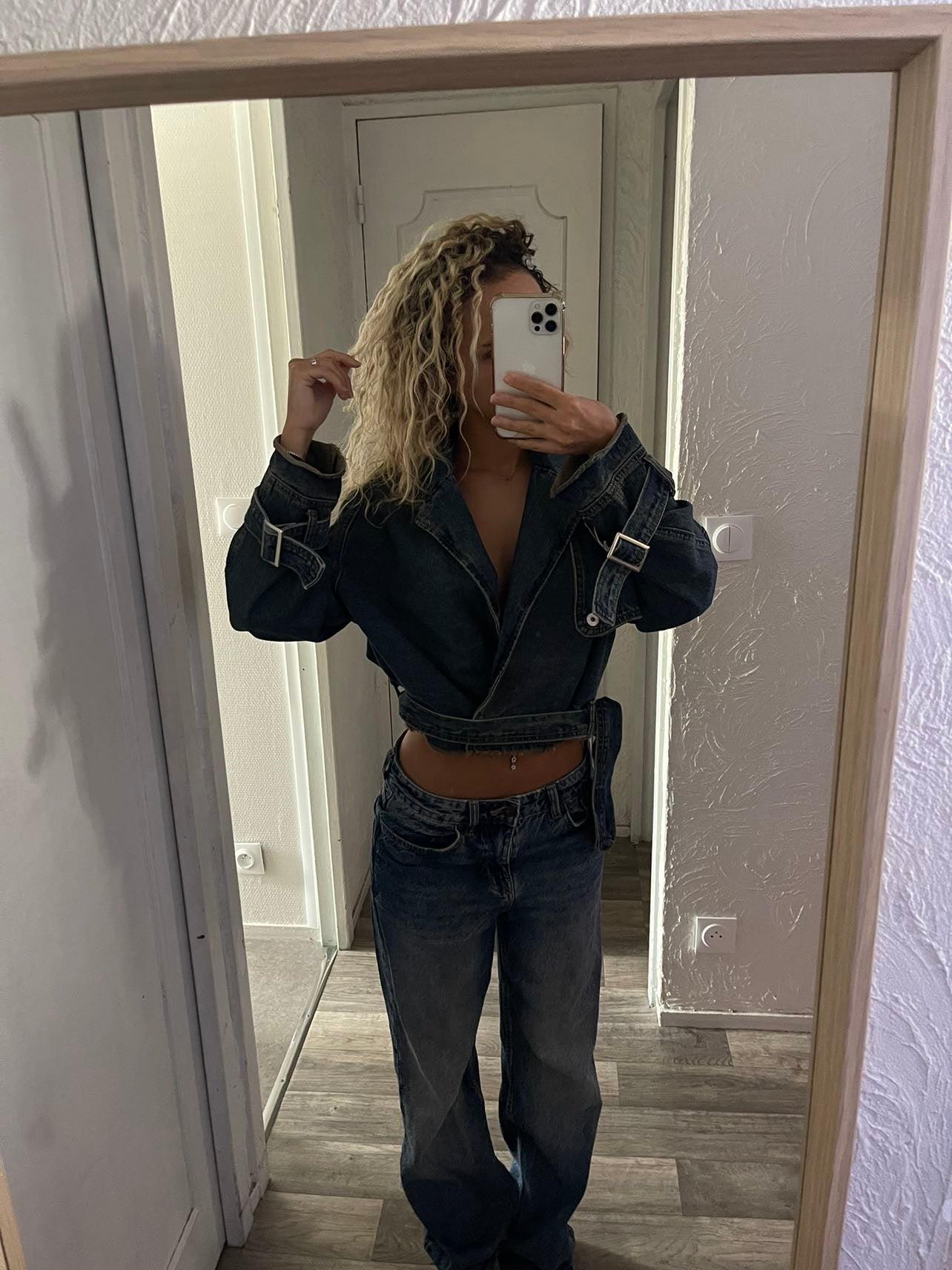 Veste en jean Elona