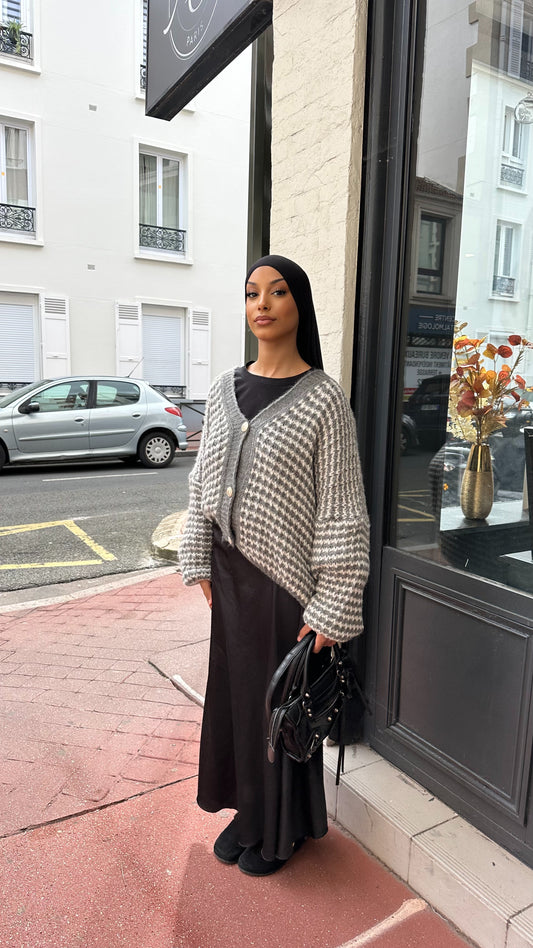 gilet  manche long
