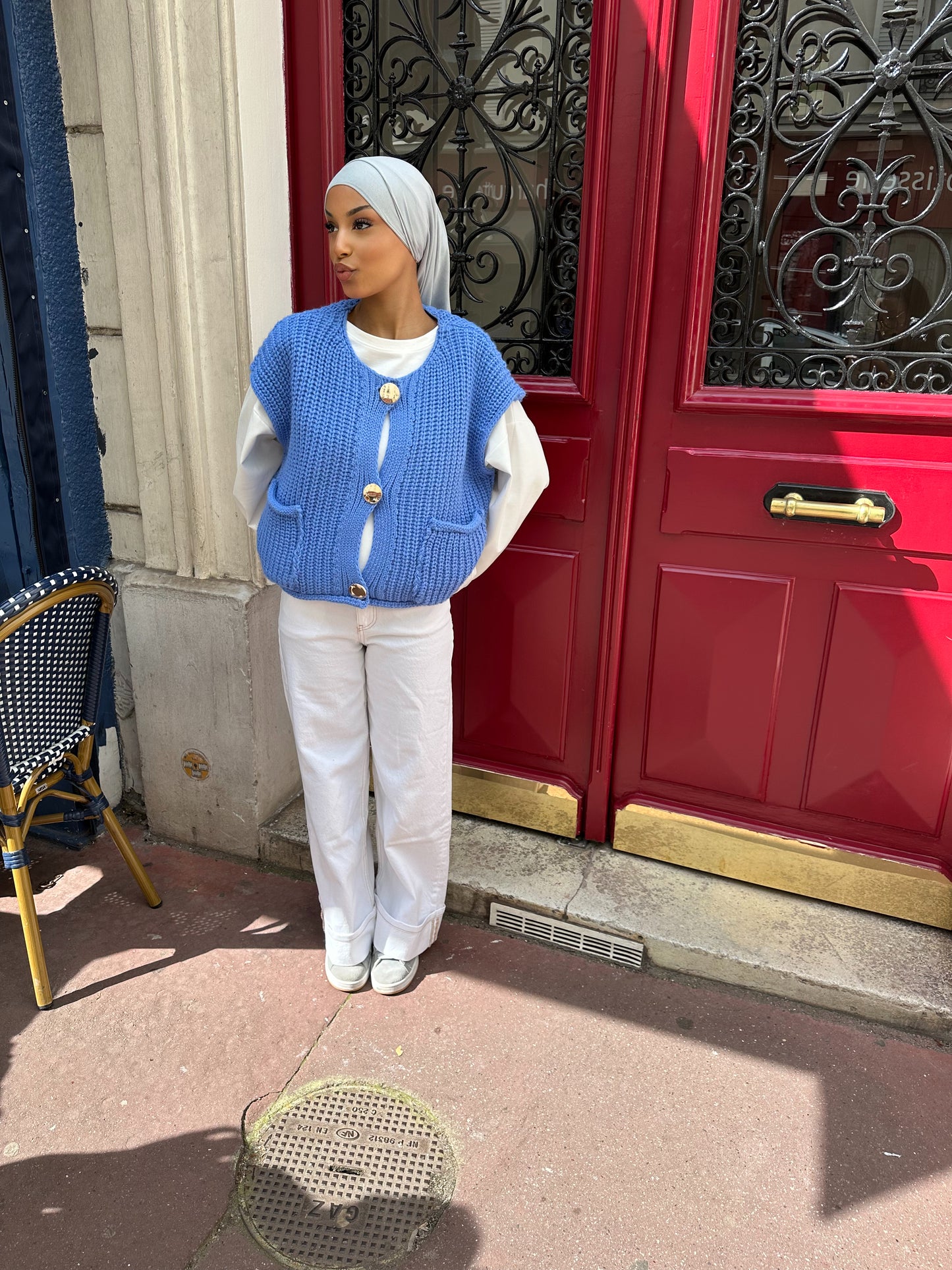 Pull sans manche Katia